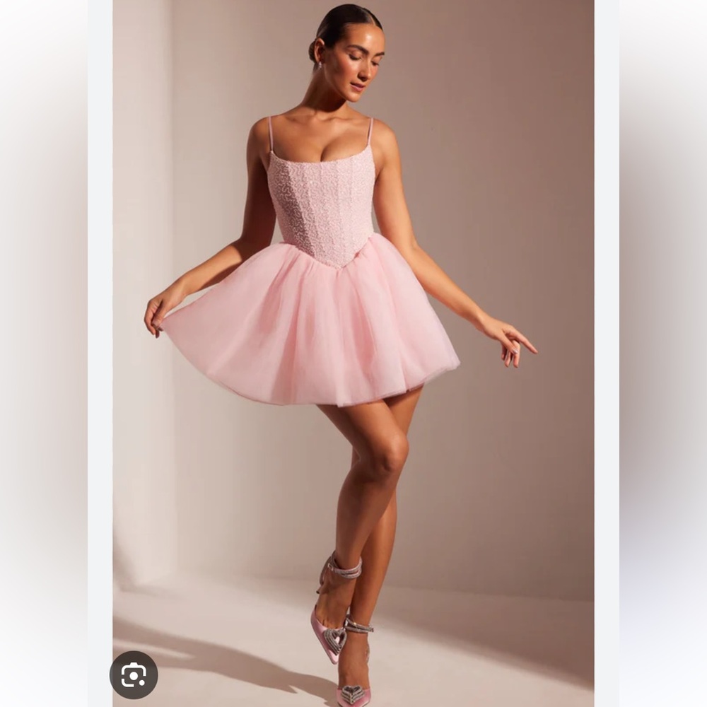 Oh Polly Pink Mini Dress